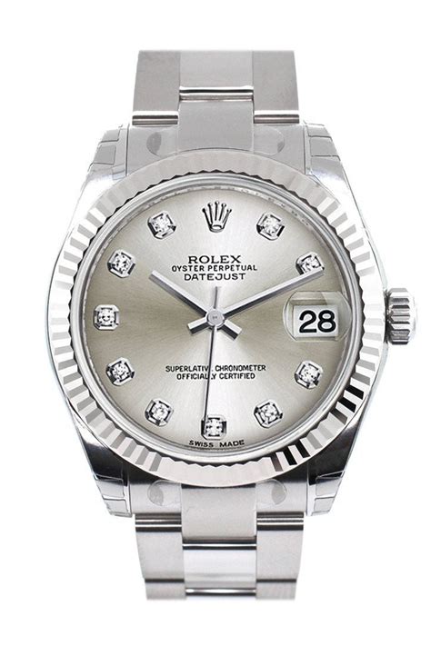 costo rolex model 178274|rolex datejust silver diamond bezel.